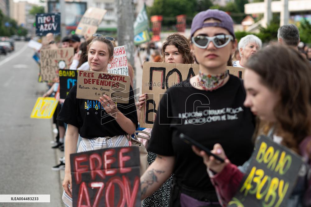 "Dont Stay Silent! Captivity Kills!" rally in Kyiv