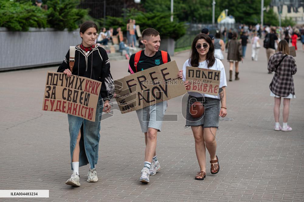 "Dont Stay Silent! Captivity Kills!" rally in Kyiv