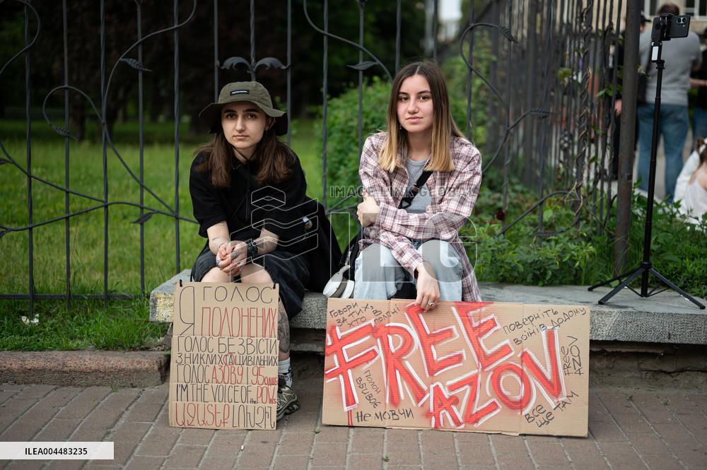 "Dont Stay Silent! Captivity Kills!" rally in Kyiv