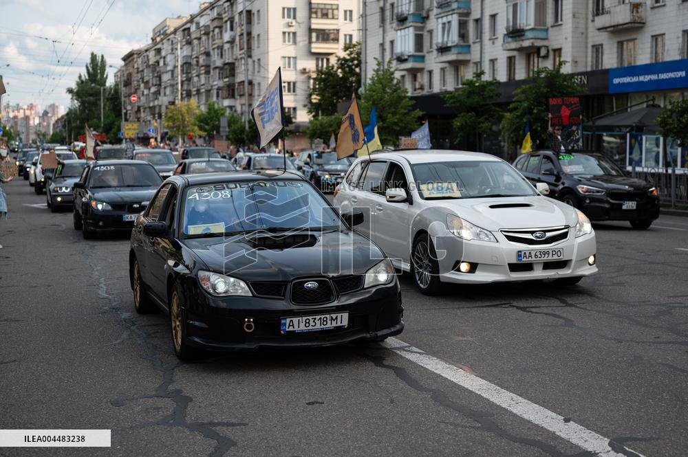 "Dont Stay Silent! Captivity Kills!" rally in Kyiv