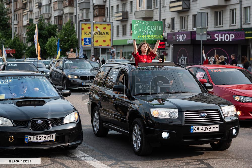 "Dont Stay Silent! Captivity Kills!" rally in Kyiv