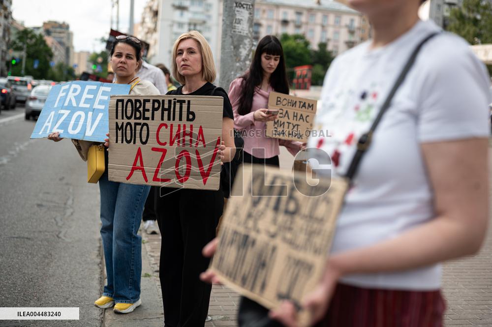 "Dont Stay Silent! Captivity Kills!" rally in Kyiv