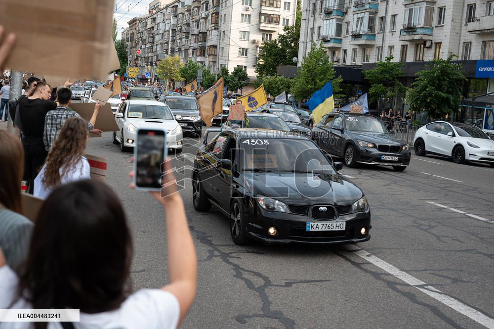 "Dont Stay Silent! Captivity Kills!" rally in Kyiv
