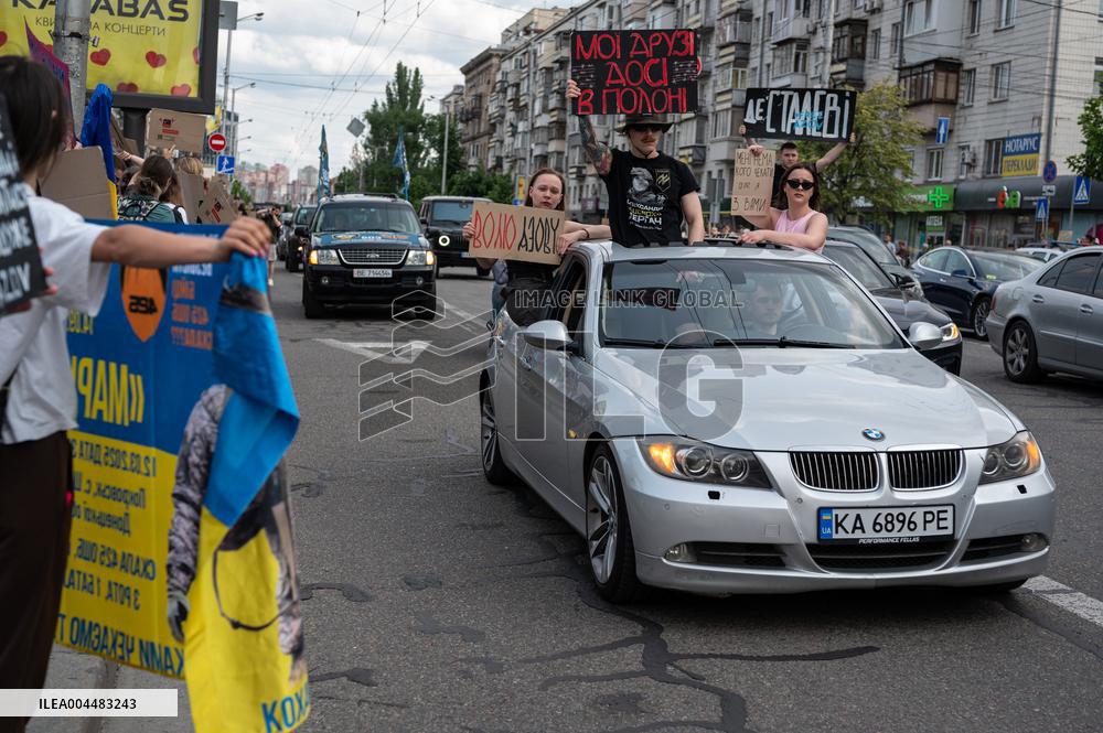 "Dont Stay Silent! Captivity Kills!" rally in Kyiv