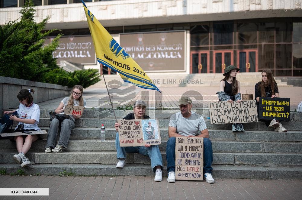 "Dont Stay Silent! Captivity Kills!" rally in Kyiv