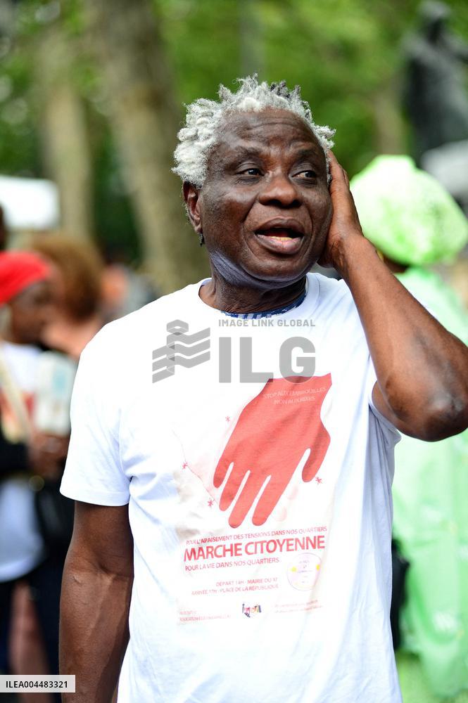 Citizens' March For Peace In The Neighborhoods - Paris
