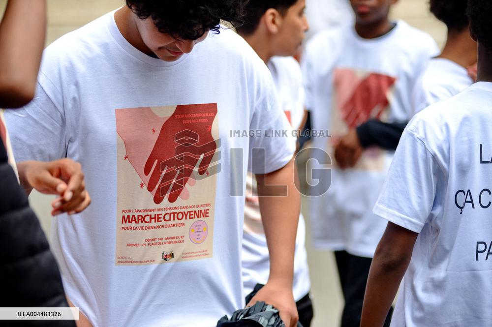Citizens' March For Peace In The Neighborhoods - Paris