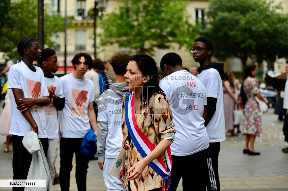 Citizens' March For Peace In The Neighborhoods - Paris