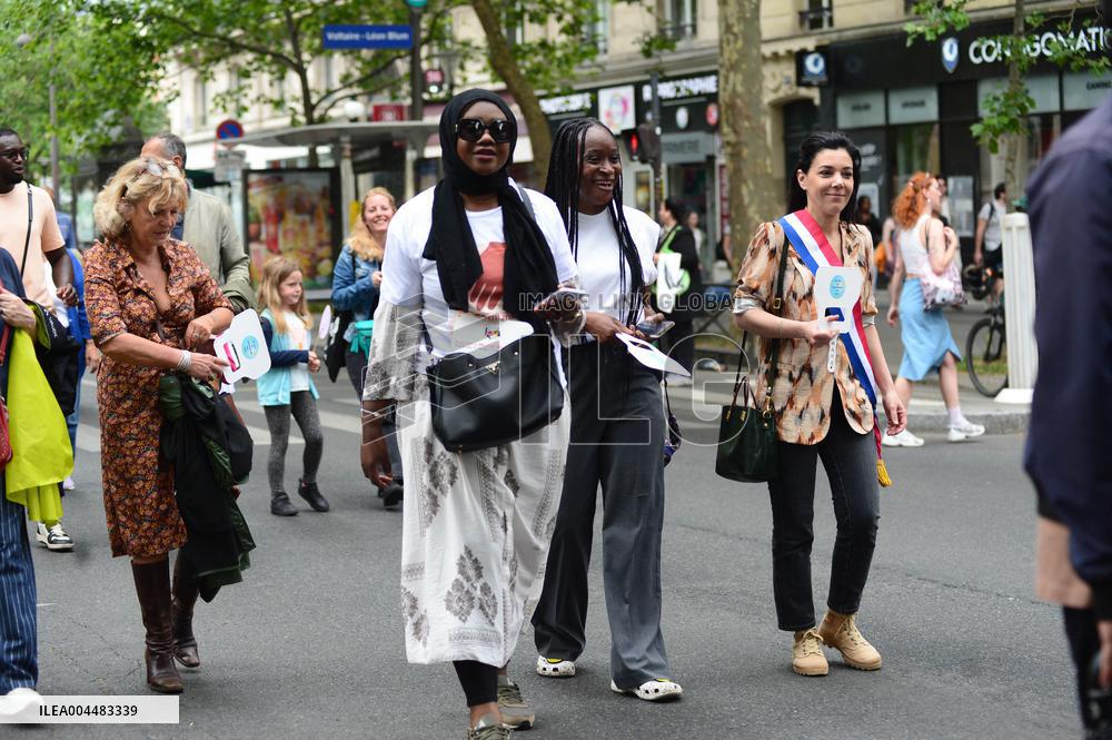 Citizens' March For Peace In The Neighborhoods - Paris