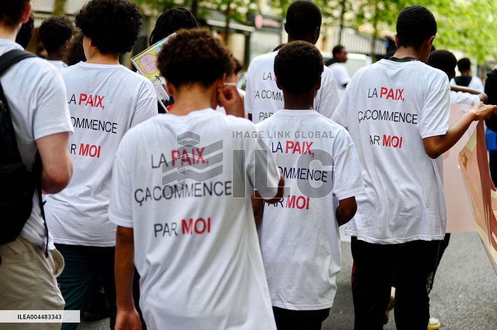 Citizens' March For Peace In The Neighborhoods - Paris