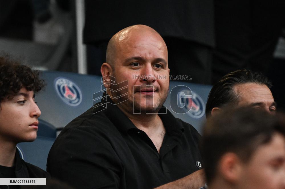 Vips at PSG celebration Champions League trophy at Parc des Princes
