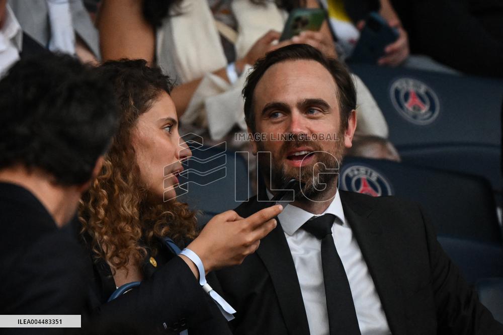 Vips at PSG celebration Champions League trophy at Parc des Princes