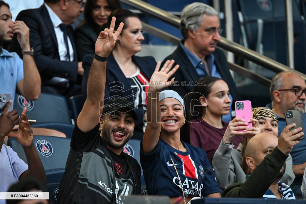 Vips at PSG celebration Champions League trophy at Parc des Princes