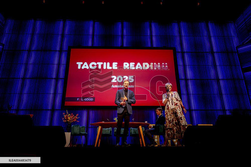 Princess Laurentien at Tactile Reading & Graphics Conference - Amsterdam