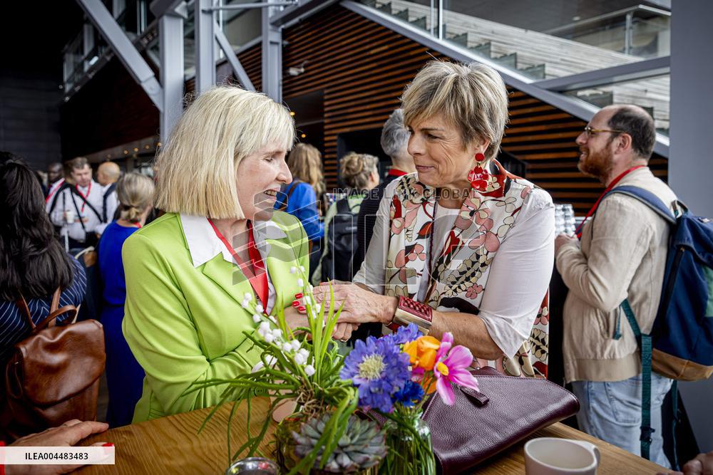 Princess Laurentien at Tactile Reading & Graphics Conference - Amsterdam