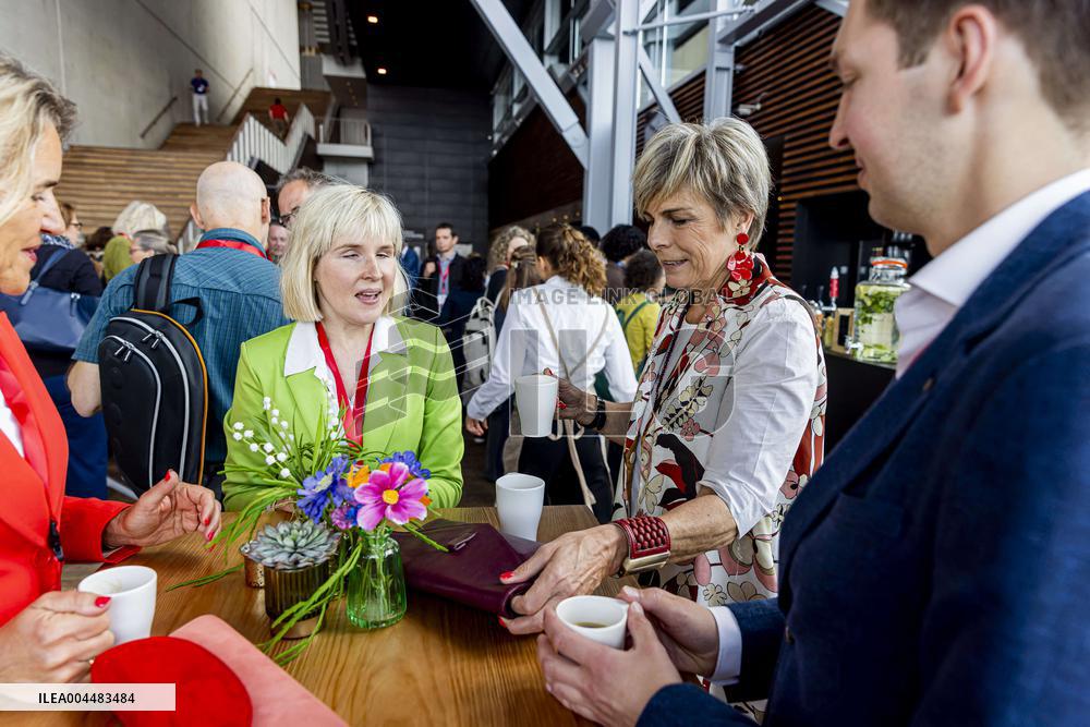 Princess Laurentien at Tactile Reading & Graphics Conference - Amsterdam