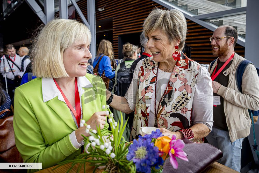 Princess Laurentien at Tactile Reading & Graphics Conference - Amsterdam