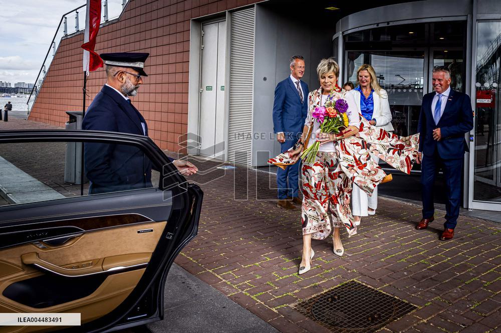 Princess Laurentien at Tactile Reading & Graphics Conference - Amsterdam