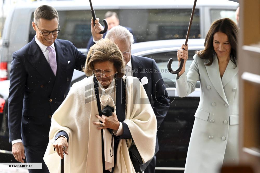 Sweden's Royal couple in Helsinki