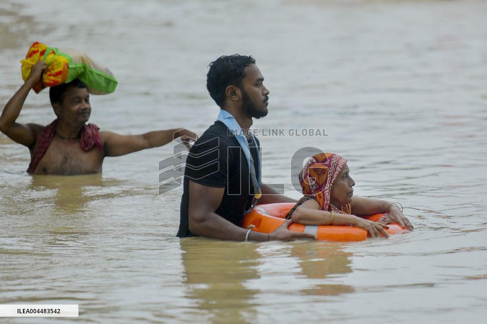 Flood in Agartala - India