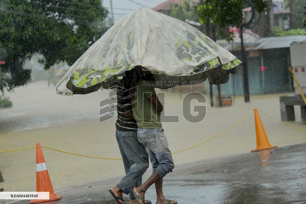 Flood in Agartala - India