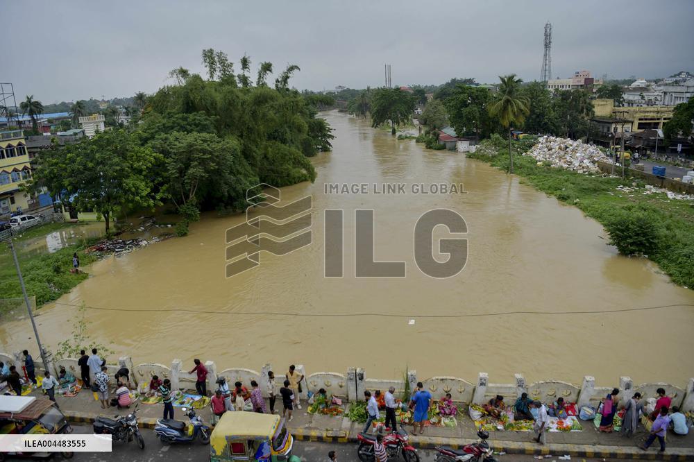 Flood in Agartala - India