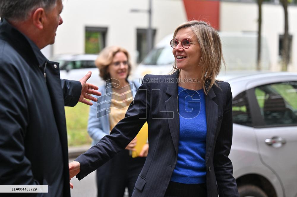 Agnes Pannier Runacher At DGCCRF and DGDI - Lyon