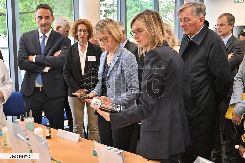 Agnes Pannier Runacher At DGCCRF and DGDI - Lyon