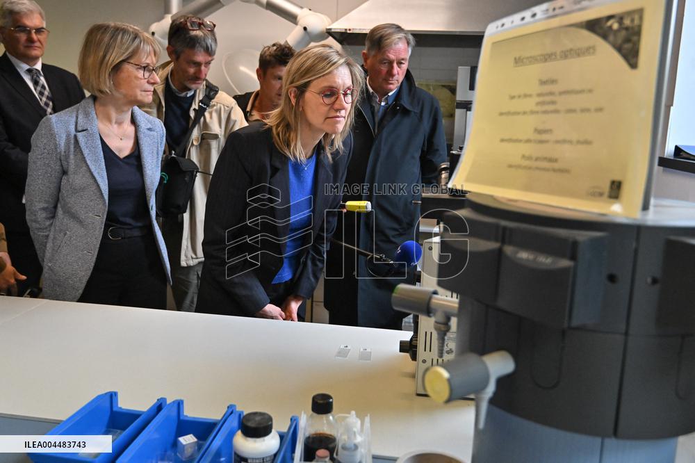 Agnes Pannier Runacher At DGCCRF and DGDI - Lyon