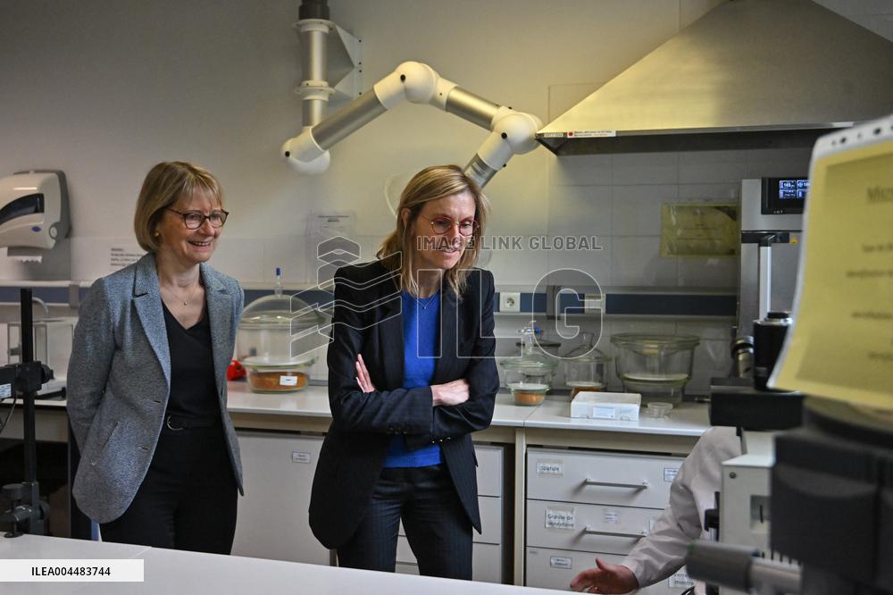 Agnes Pannier Runacher At DGCCRF and DGDI - Lyon