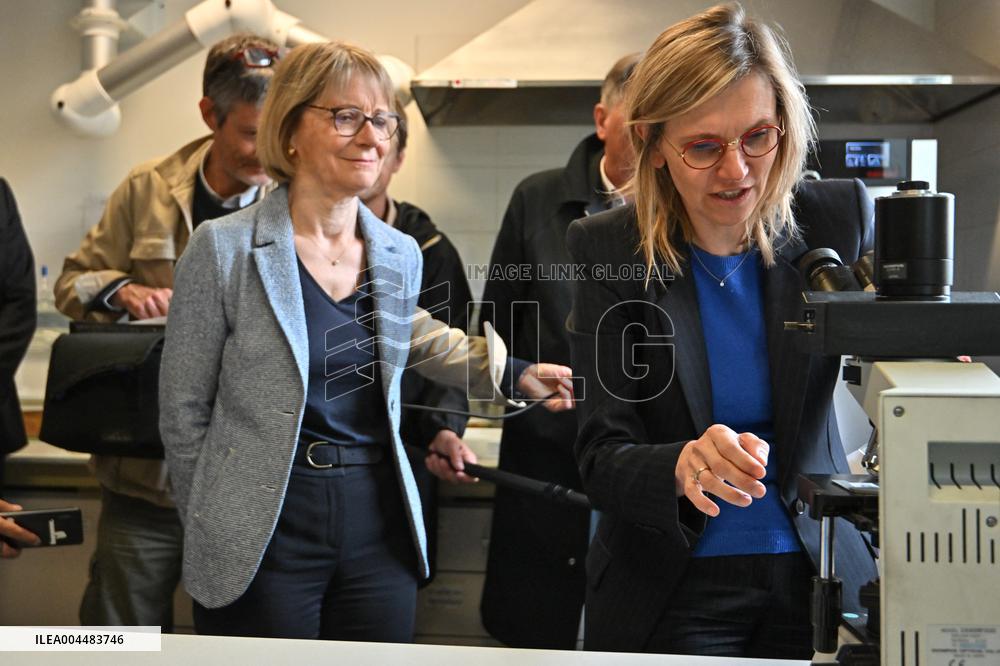 Agnes Pannier Runacher At DGCCRF and DGDI - Lyon