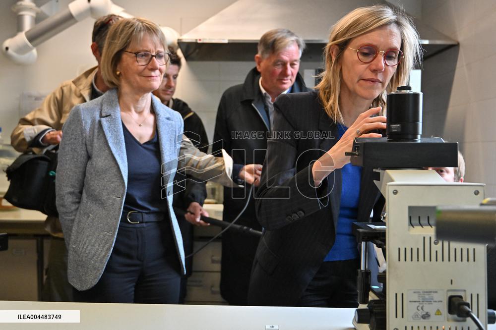 Agnes Pannier Runacher At DGCCRF and DGDI - Lyon