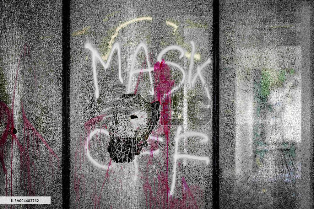 Maersk Office Vandalized by Activists - Rotterdam