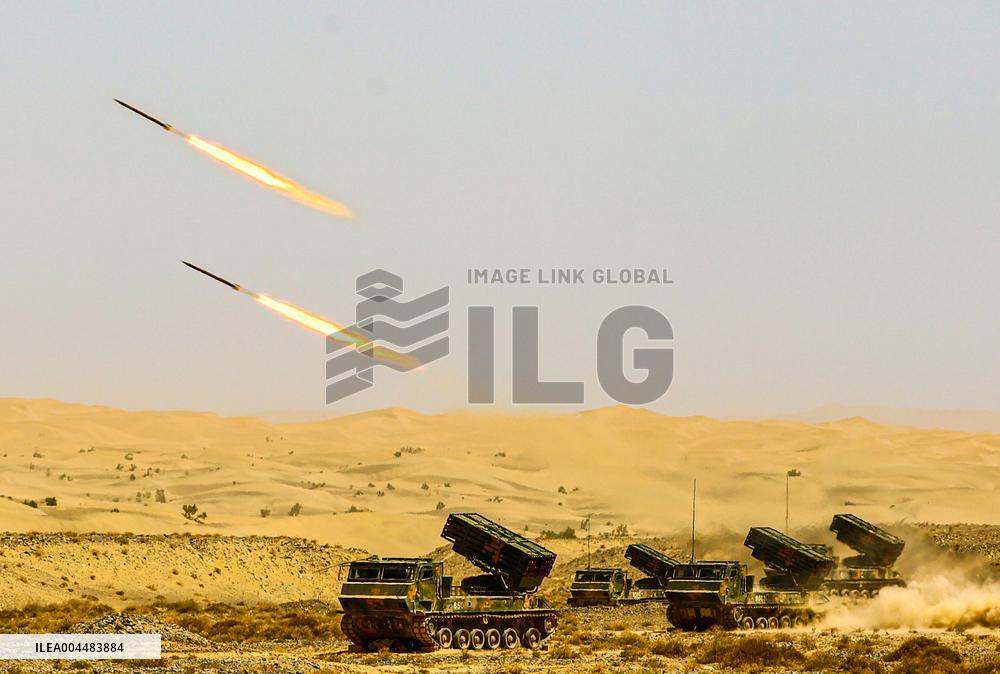 Live-fire Shooting Drills in Jiuquan