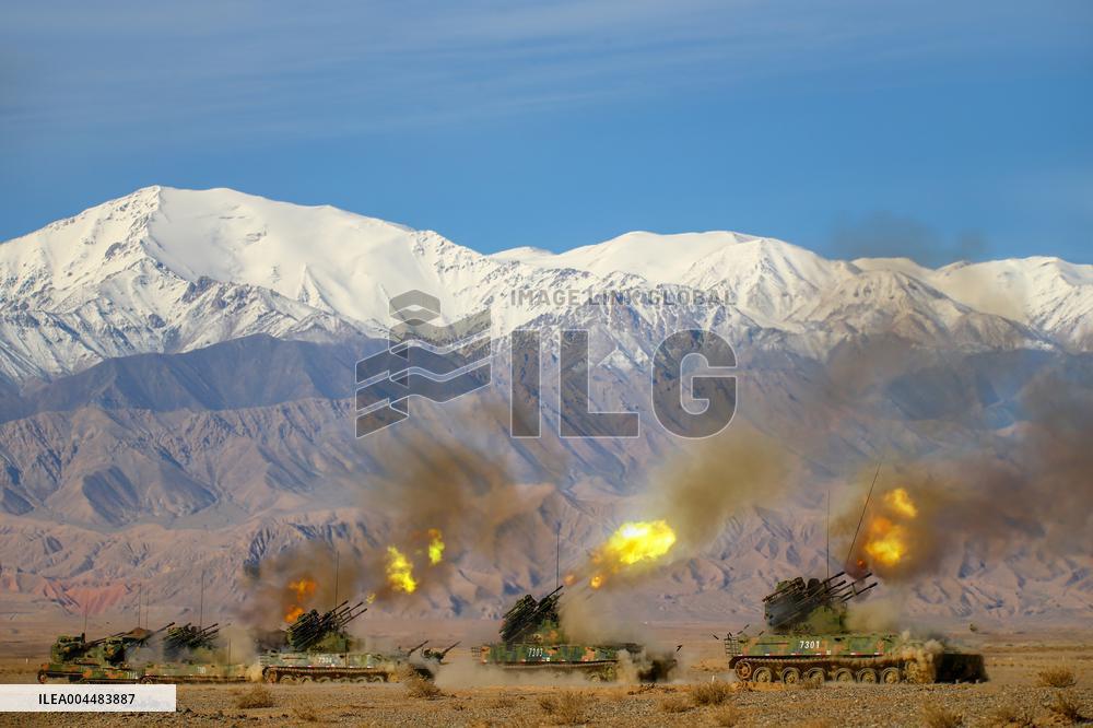 Live-fire Shooting Drills in Jiuquan