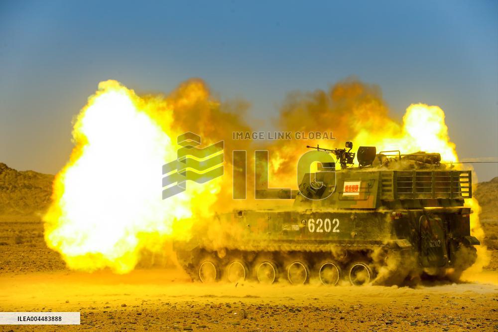 Live-fire Shooting Drills in Jiuquan