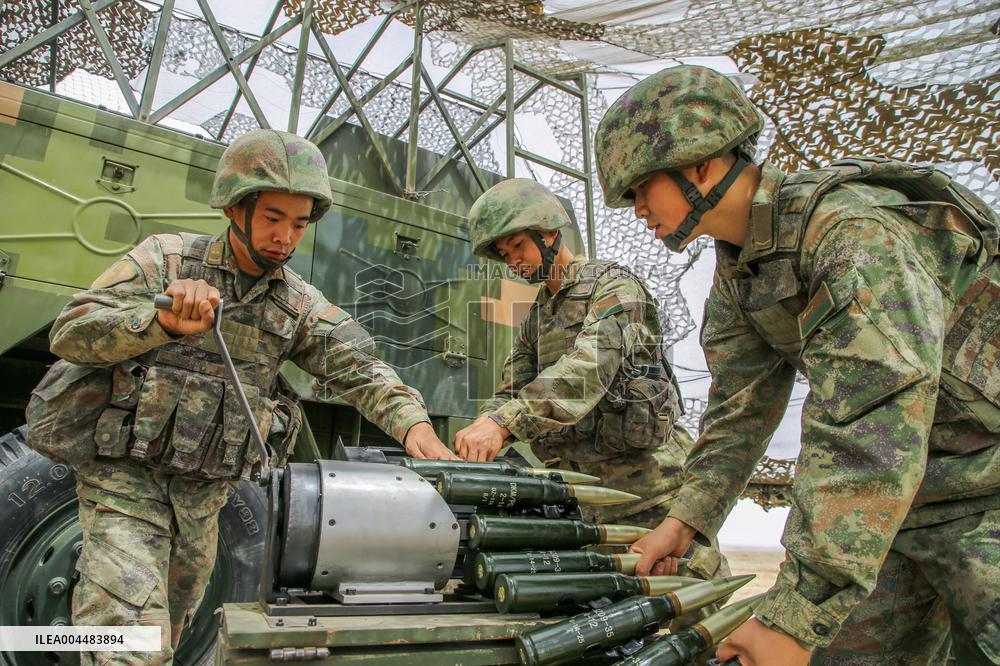 Live-fire Shooting Drills in Jiuquan