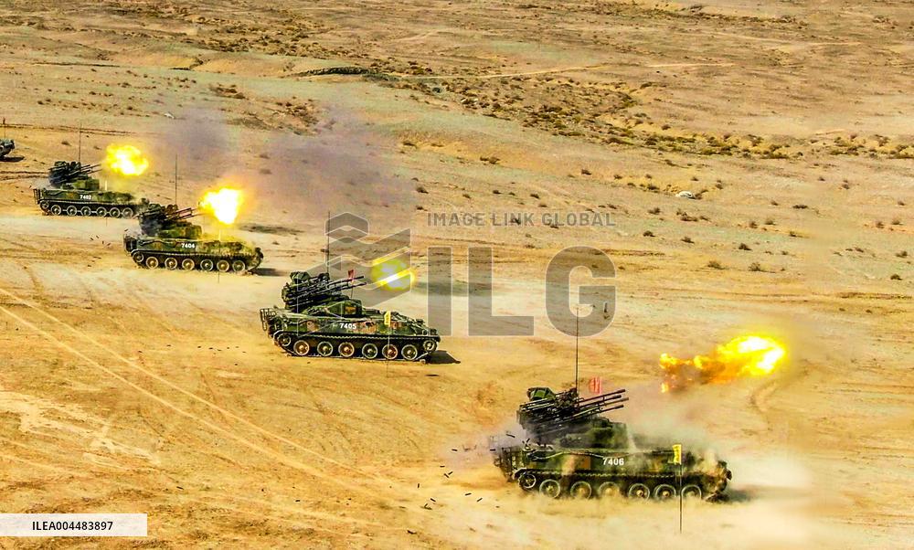 Live-fire Shooting Drills in Jiuquan