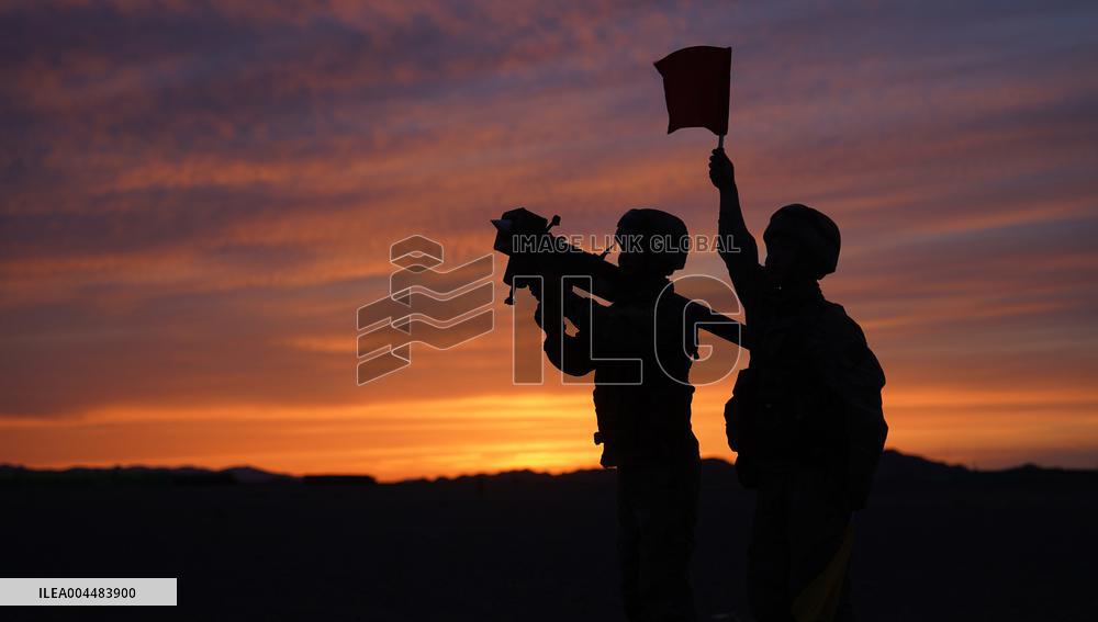 Live-fire Shooting Drills in Jiuquan