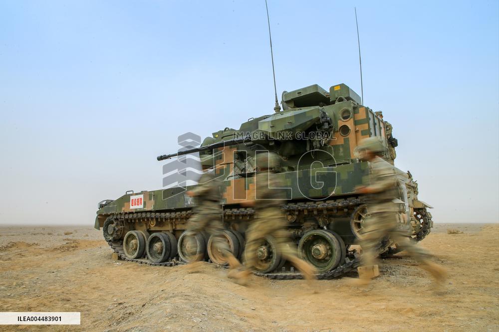 Live-fire Shooting Drills in Jiuquan