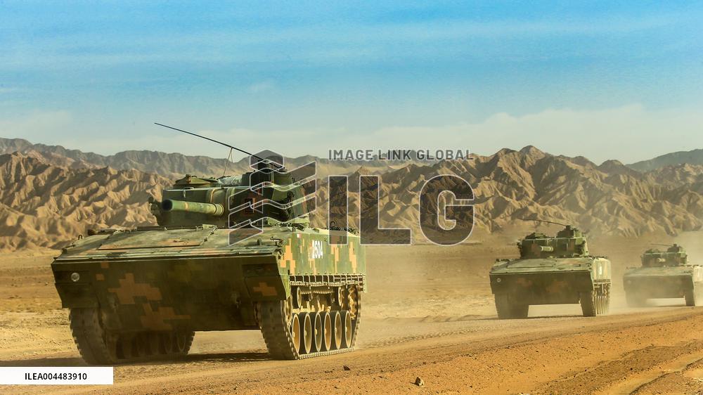 Live-fire Shooting Drills in Jiuquan