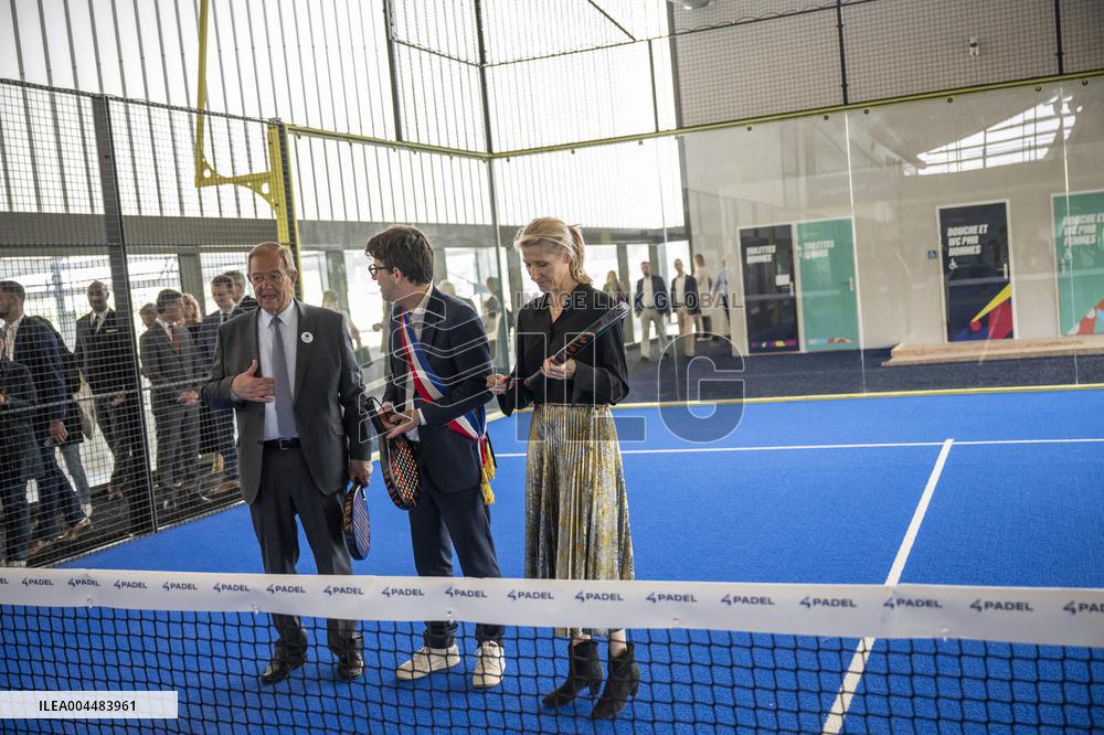 Ministerial Visit To The Olympic Aquatic Centre - Saint Denis