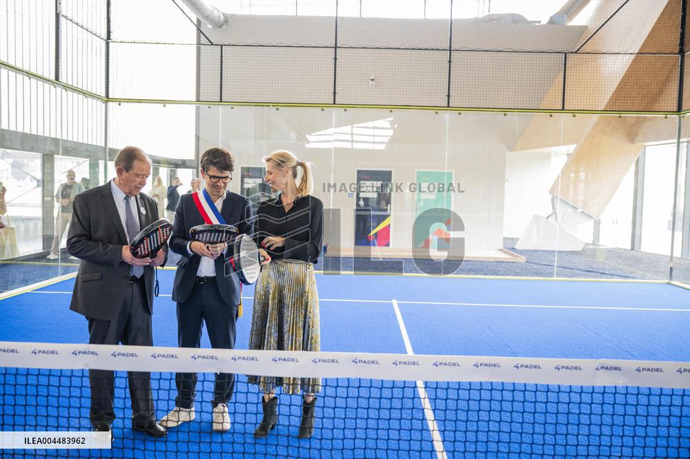 Ministerial Visit To The Olympic Aquatic Centre - Saint Denis