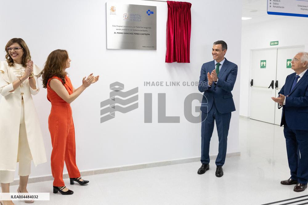 Sanchez Presides Over Inauguration of University Hospital in Melilla