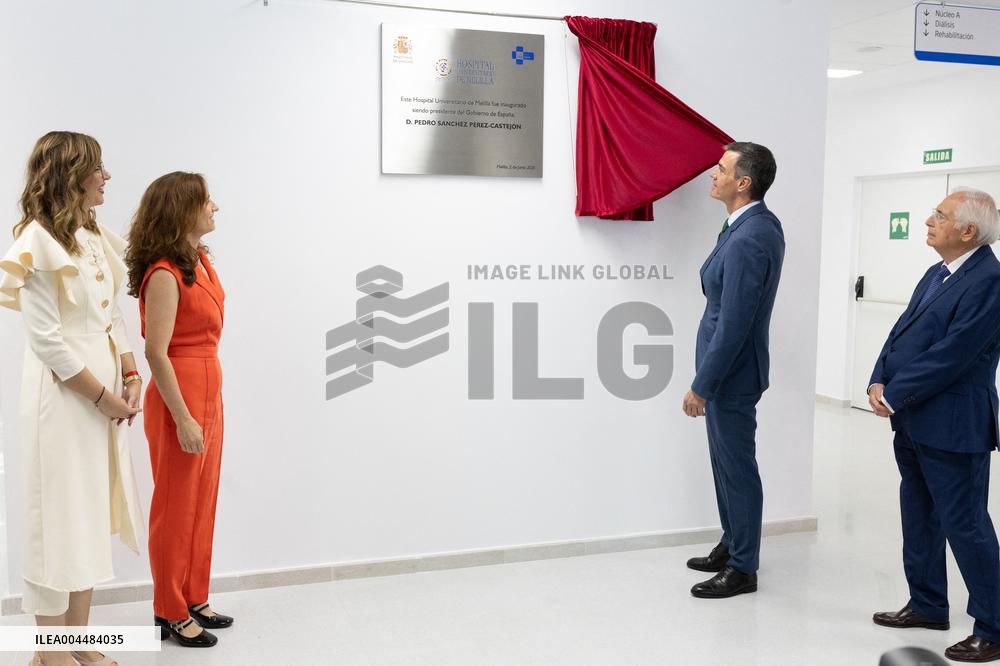 Sanchez Presides Over Inauguration of University Hospital in Melilla