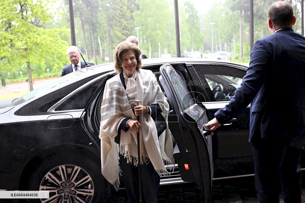 Sweden's Royal couple in Finland