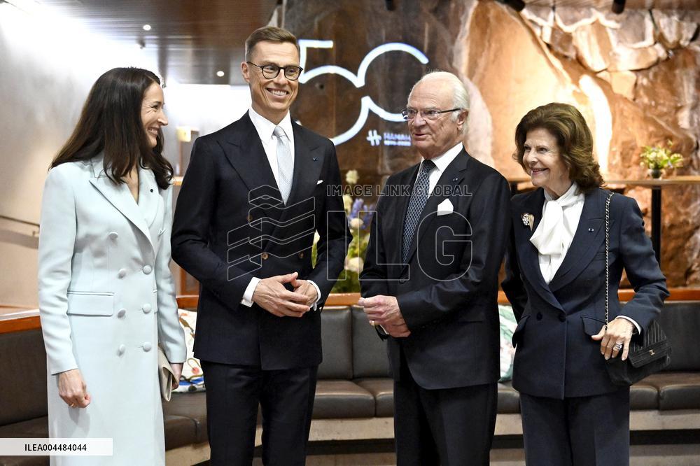 Sweden's Royal couple in Finland