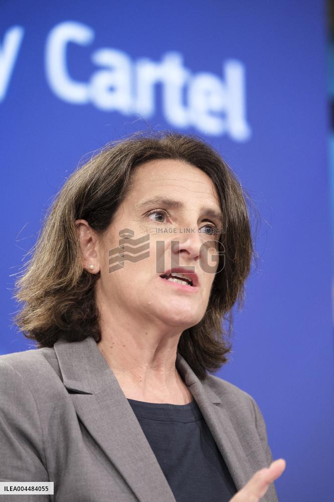 Teresa Ribera Rodriguez Press Conference - Brussels