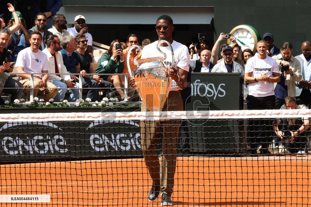 2025 French Open - UEFA Champions League Trophy NB