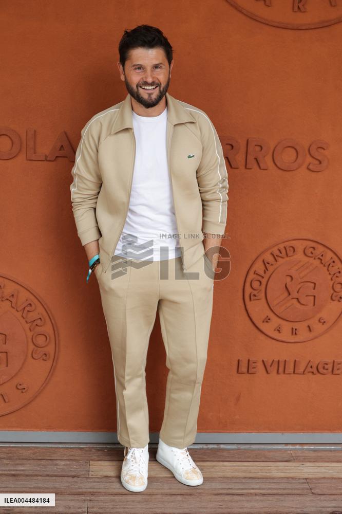 2025 French Open - Celebrities At Village Day 9 NB